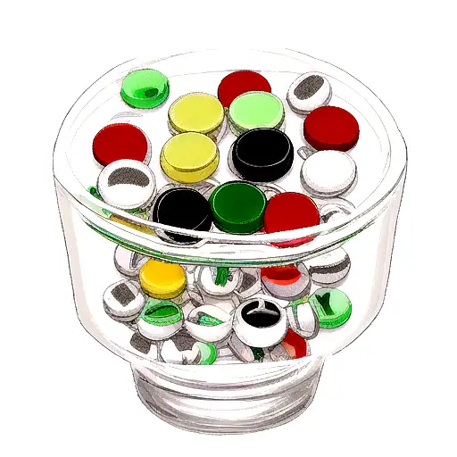 Number 27 With Pills In The Background