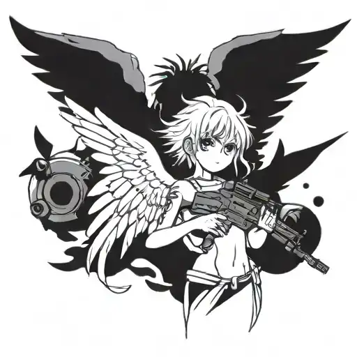 Angel With Uzi