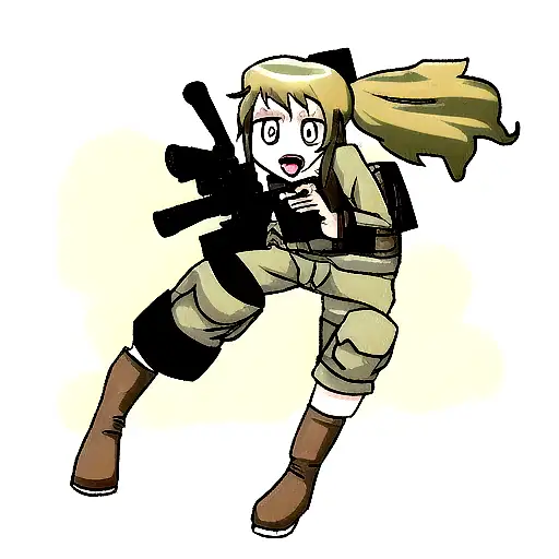 Sniper Girl Shooting Zombies