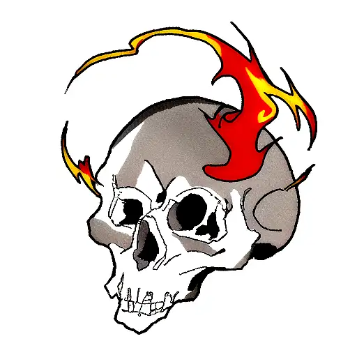 Skull On Fire