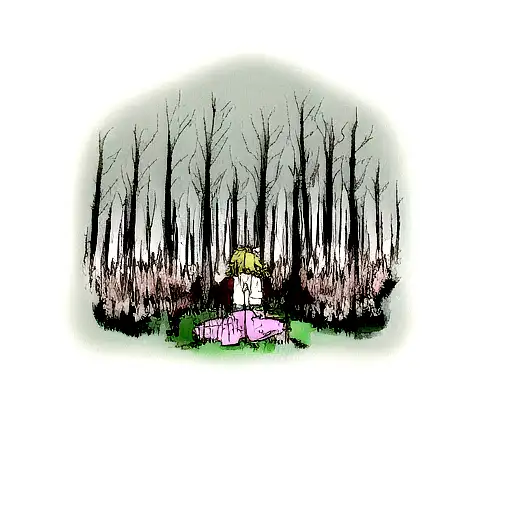 Love Triangle In A Haunted Forest