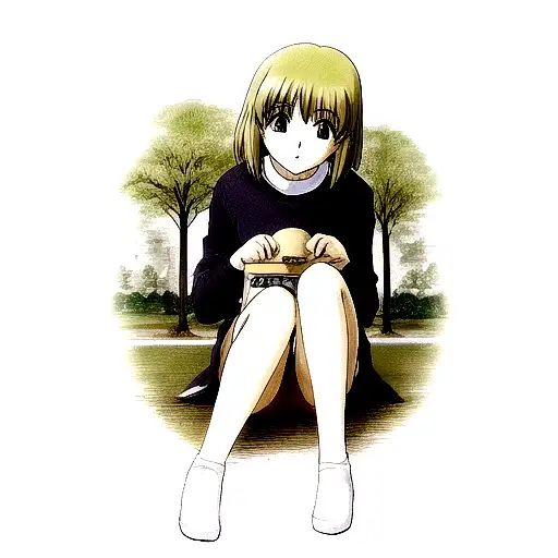 Cute Girl Under The Tree