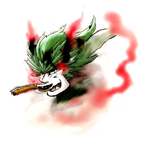 Dragon Made Of Smoke