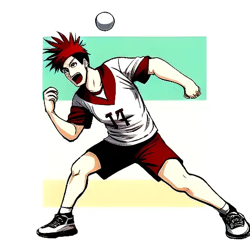 Rooster Playing Dodgeball