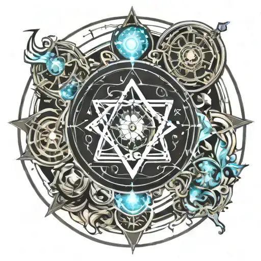 Glowing Alchemy Circle