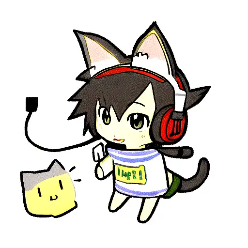 A Cat Wearing A Gaming Headset