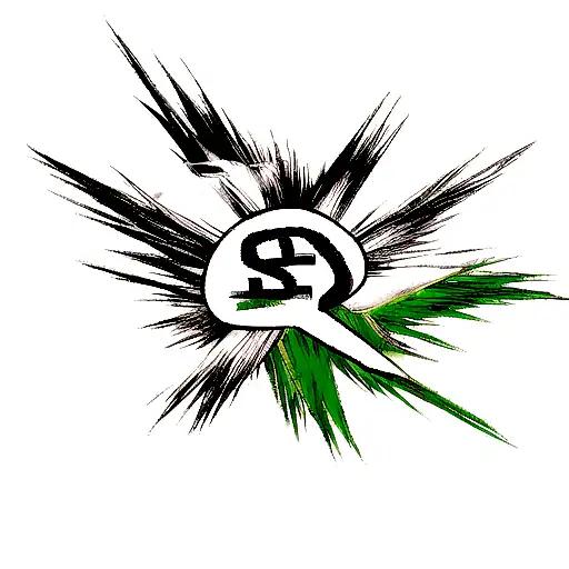 Influence Naruto Style With The Letter S In Negative In The Middle