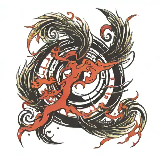 Enso Symbol With Wings