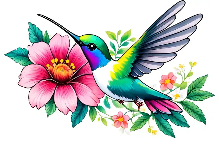 Humming Bird Flower 12-25 To 03-20