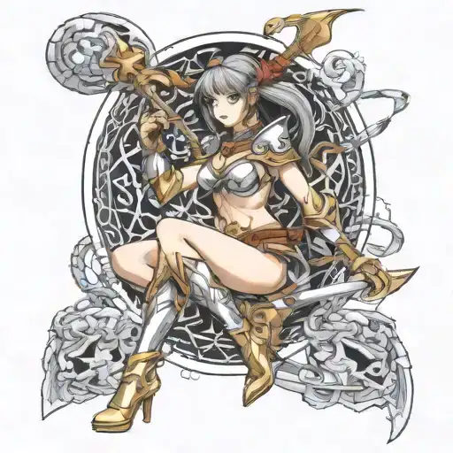 Full Body Depiction Of Warrior Princess Sugie