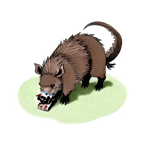 Boar Eating A Dragon