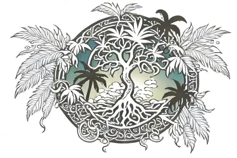 Palm Tree Of Life