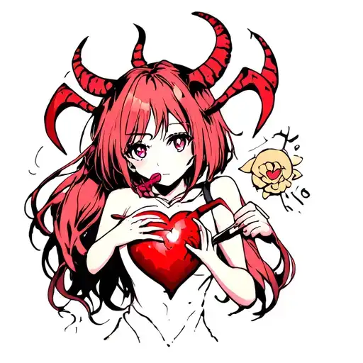 Heart Being Fixed By A Cute Anime Demon Girl
