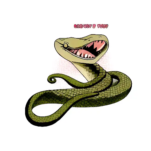 A Snake Biting Itself