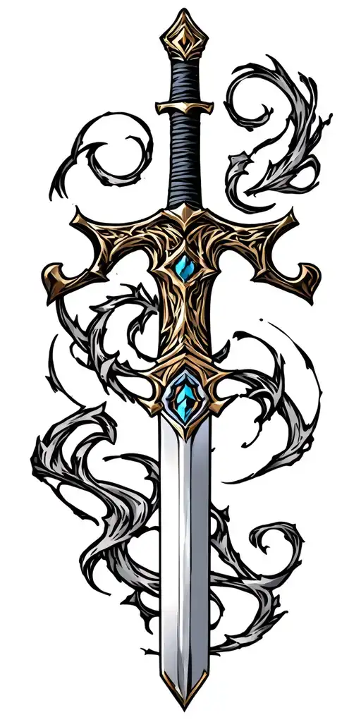 Meliodas Nanatsu No Taizai Symbol And Sword