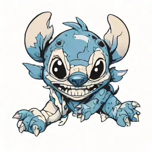 Stitch Wearing A Bleach Mask
