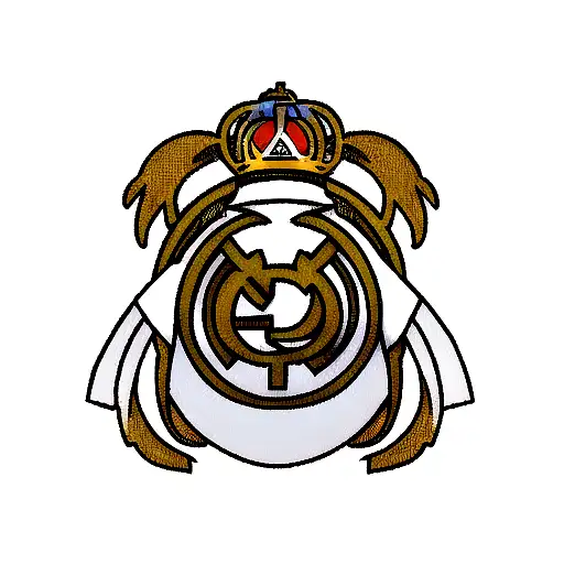 Real Madrid Crest With Ichigo From Bleach