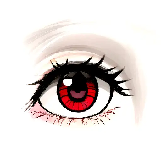 Eyes In Black Background