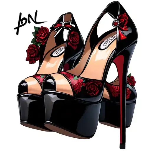 Female Vampir Bikini High Heels