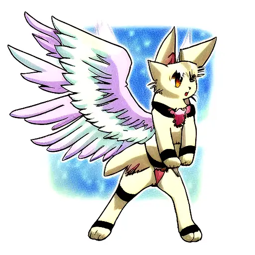 Warrior Cat With Angel Wings