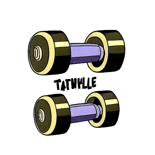 Dumbbell With The Word Patience