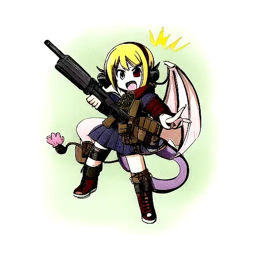 Dragon Whith Gun