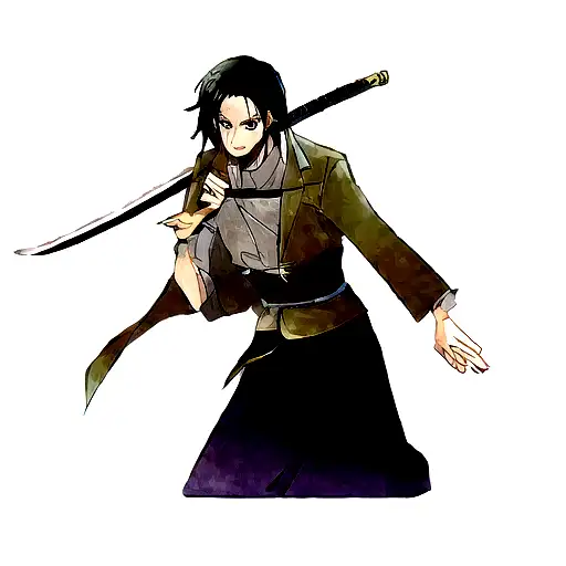 A Man Holding A Sword