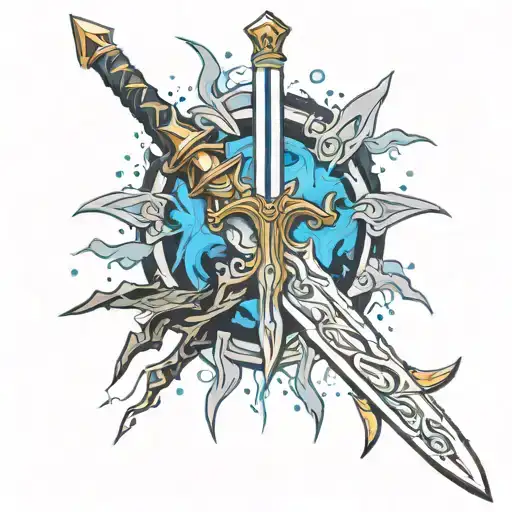 Sword Wrapped With Aura