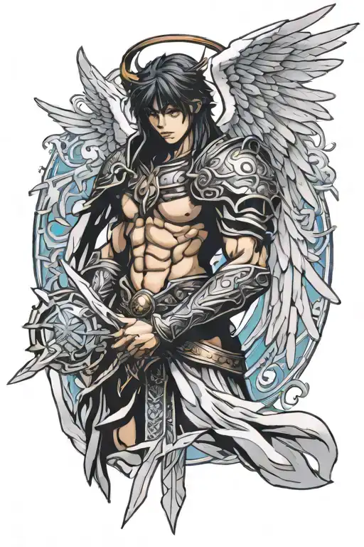Warrior Angel Holding