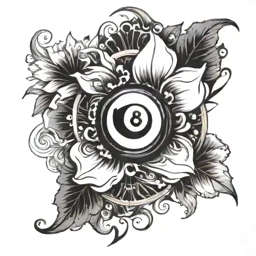 8 Ball Cover Up Into A Flower