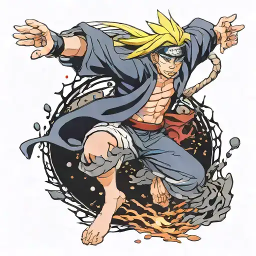 Deidara Explosive Clays Of Naruto