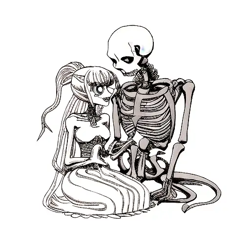 Mythical Skeleton Couple