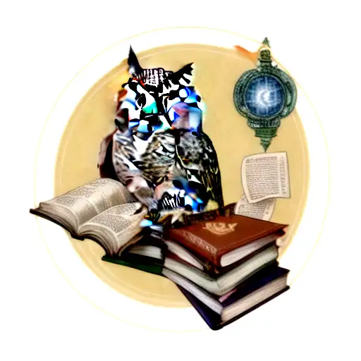 Illuminati Owl With Book