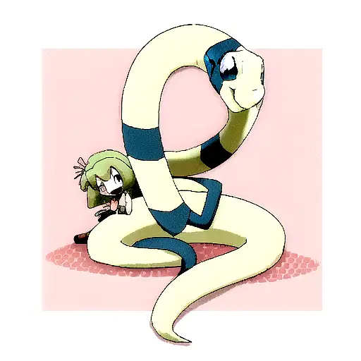 Pastel Snake Pokemon