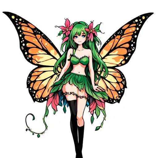 Anime Inspired Woodland Fairy