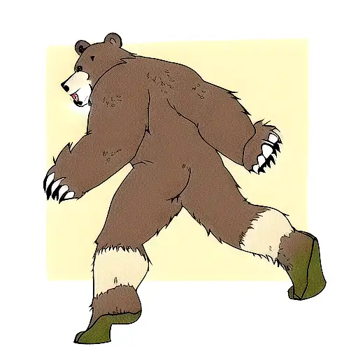 Grizzly Bear Leg