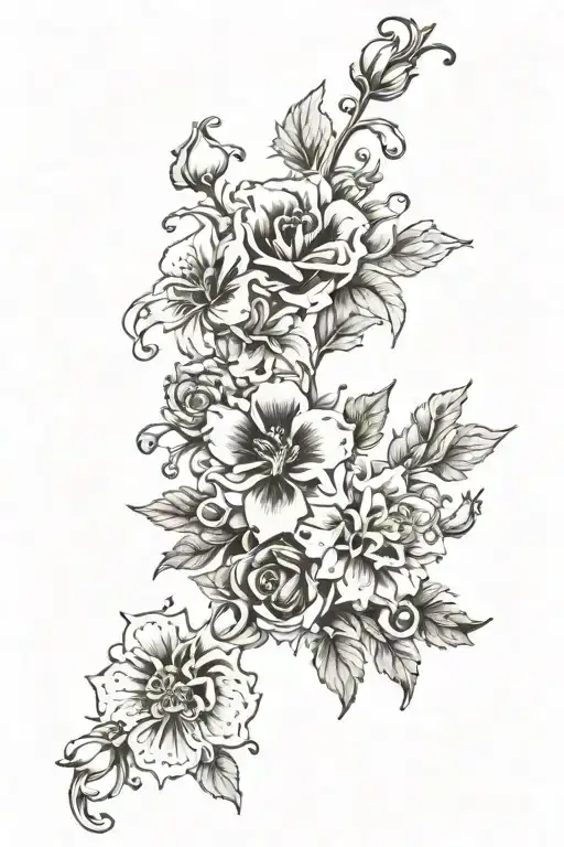 Birth Flowers August March April November May And July