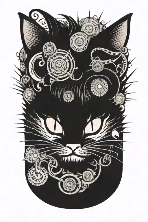 Background Behind Cheshire Cat Mixing Designs