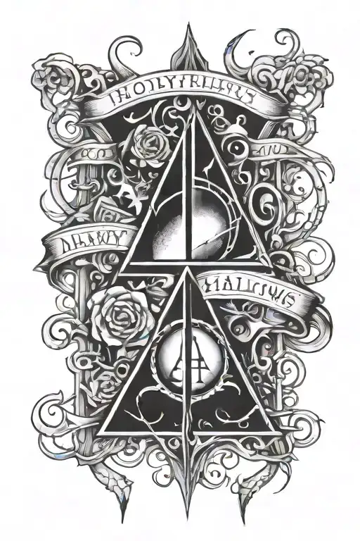 Harry Potter Deathly Hallows And Word Always