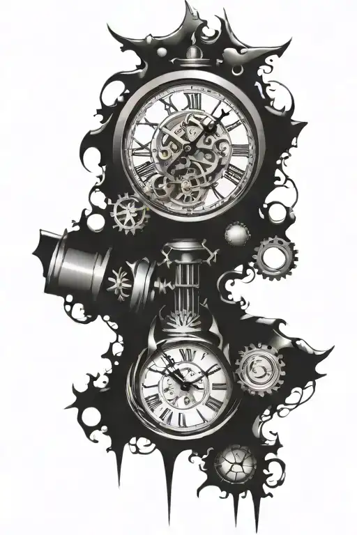 Clock Showing Good Times Come And Go