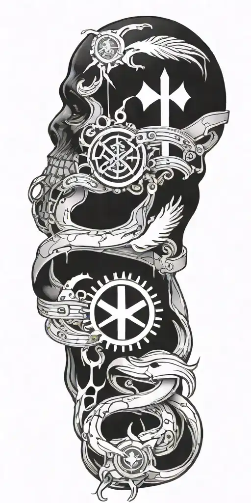 Army Medic Symbol Surrounded