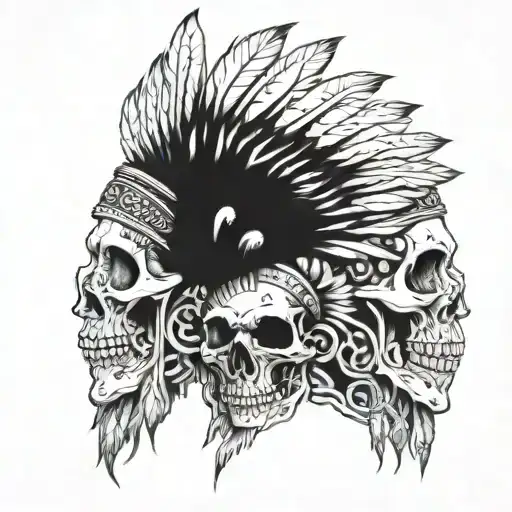 Indian Chief Skull