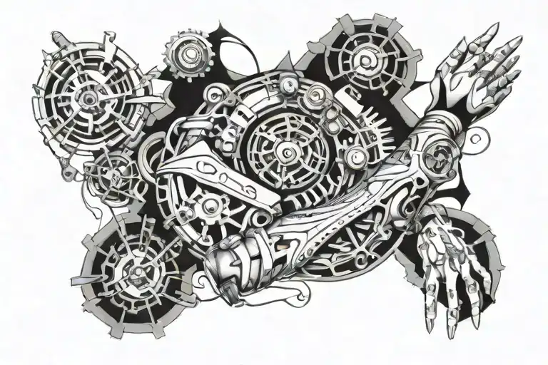 Patchwork Arm Sleeve Girly