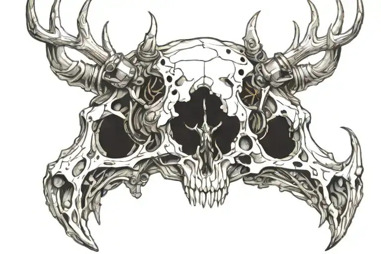 Deer Skull Inside