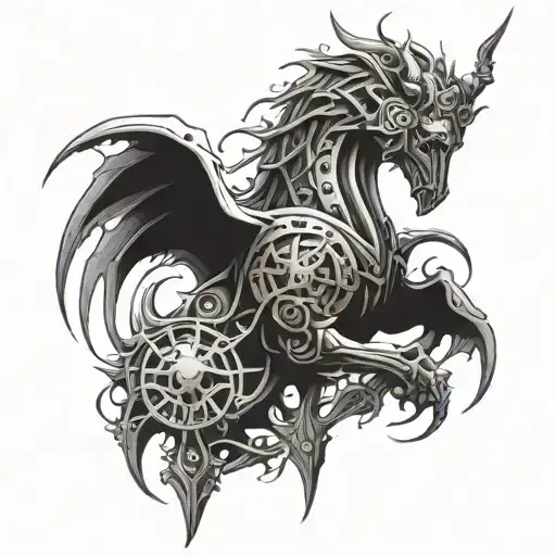 Norse Mythology Tattoo Design