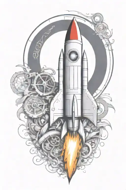 Rocket Ship Blasting