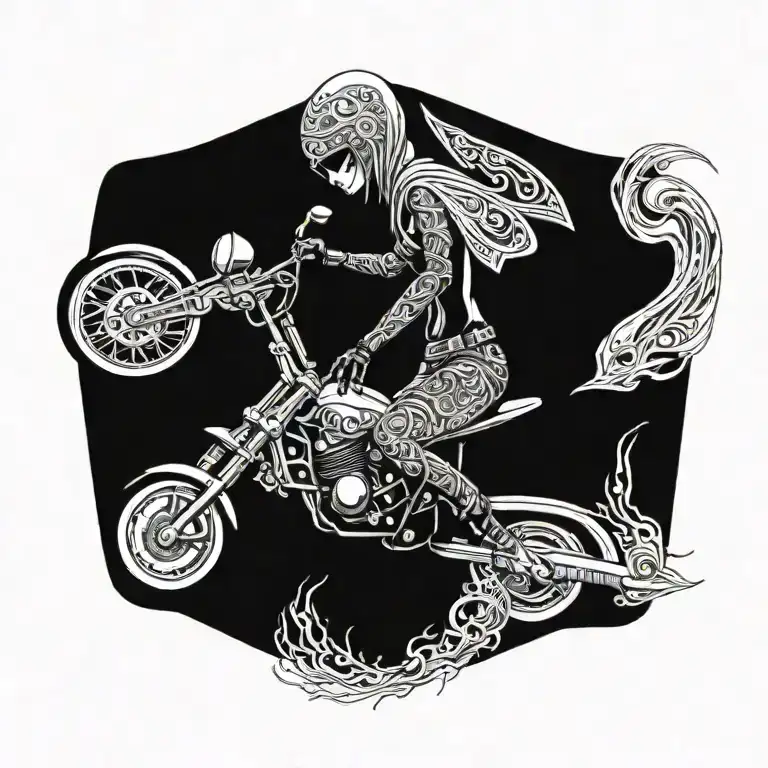 A Very Atrractive Arabian Girl Riding A Motorbike