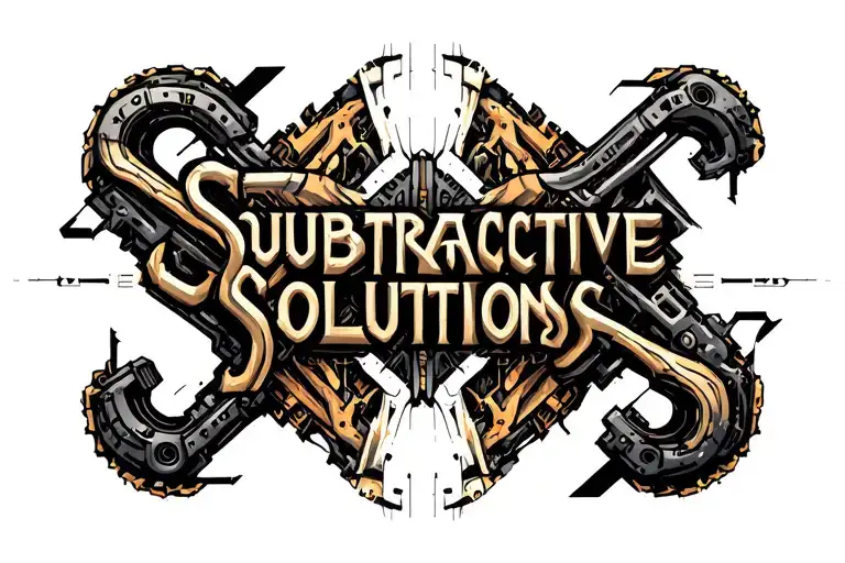 Words 'Subtractive Solutions'