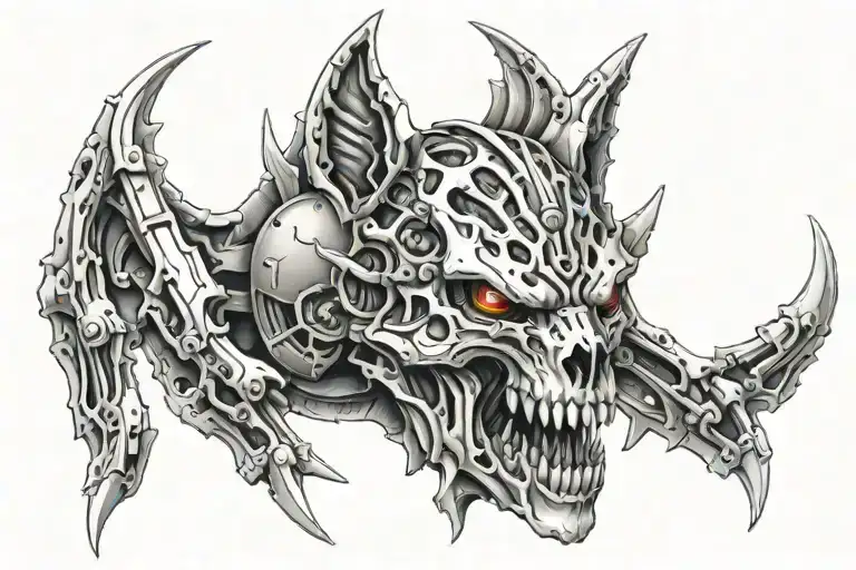 Wolf War Skull
