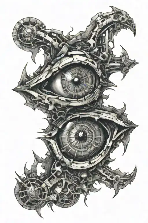 Eye Looking To The Right